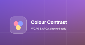 Blog cover — Colour Contrast: WCAG and APCA, checked early