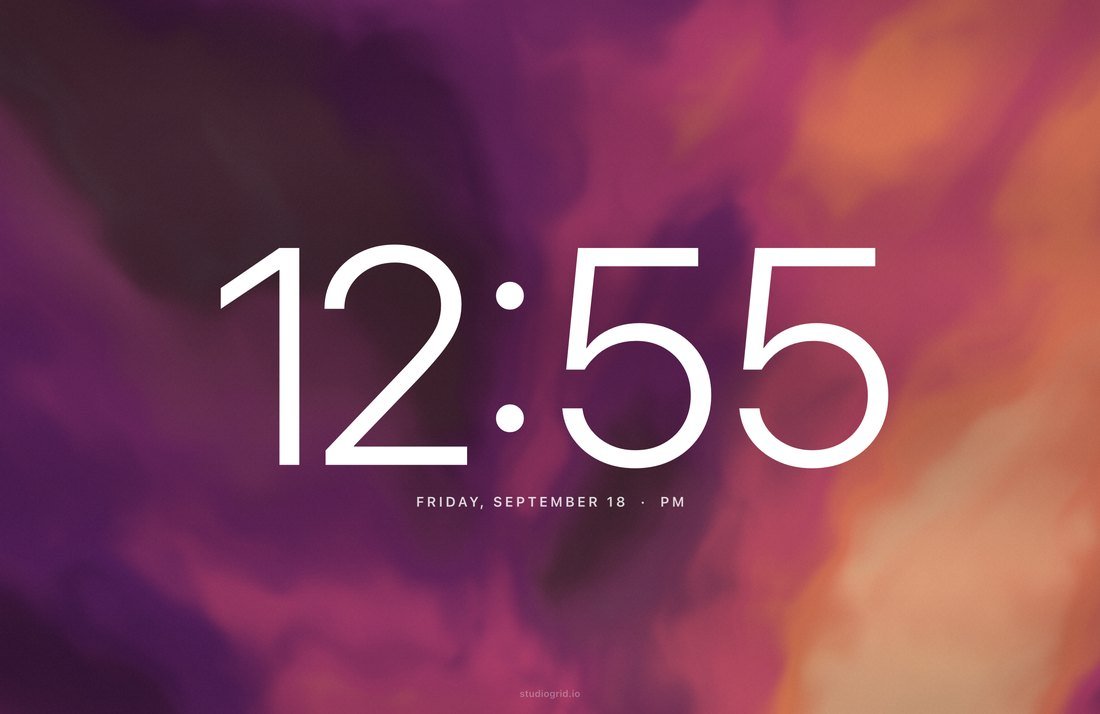 Studio Gradient River screensaver